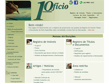 Tablet Screenshot of primeirooficioporto.com.br